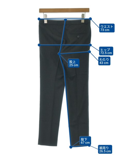 JIL SANDER NAVY（ジルサンダーネイビー）スラックス グレー サイズ:32(XXXS位) レディース/2200664974077
