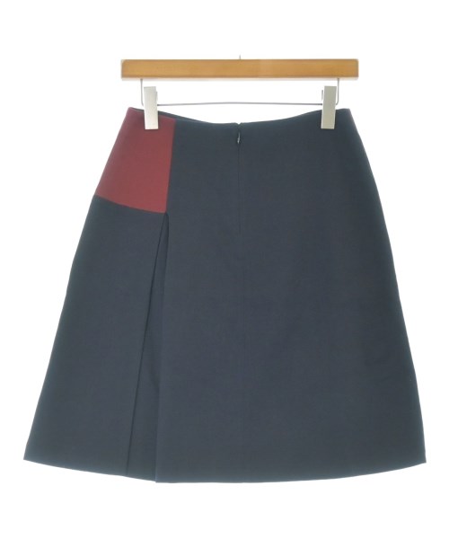 JIL SANDER NAVY（ジルサンダーネイビー）ひざ丈スカート 赤 サイズ:34(XXS位) レディース/2200665244087