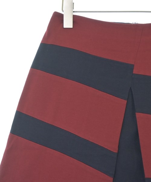 JIL SANDER NAVY（ジルサンダーネイビー）ひざ丈スカート 赤 サイズ:34(XXS位) レディース/2200665244087