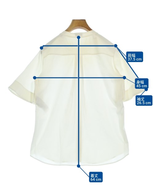 JIL SANDER NAVY（ジルサンダーネイビー）カジュアルシャツ 白 サイズ:34(XXS位) レディース/2200730925040