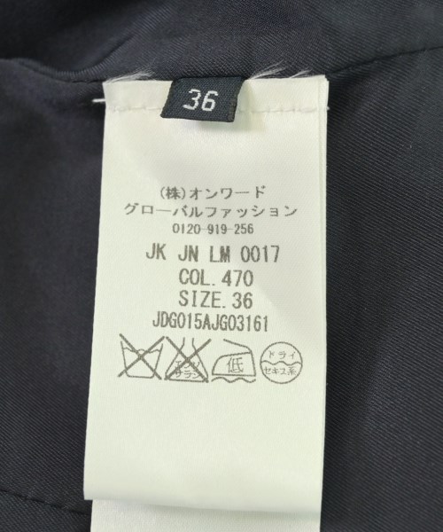 JIL SANDER NAVY（ジルサンダーネイビー）テーラードジャケット 紺 サイズ:36(XS位) レディース/2200723908012