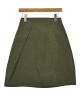 JIL SANDER NAVY（ジルサンダーネイビー）ひざ丈スカート カーキ サイズ:36(XS位) レディース/2200725200015