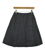 JIL SANDER NAVY（ジルサンダーネイビー）ひざ丈スカート 黒 サイズ:32(XXS位) レディース/2200725200022