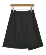 JIL SANDER NAVY（ジルサンダーネイビー）ひざ丈スカート 黒 サイズ:32(XXS位) レディース/2200725200039