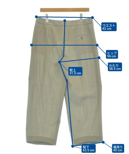 JIL SANDER NAVY（ジルサンダーネイビー）スラックス グレー サイズ:42(M位) レディース/2200721487021