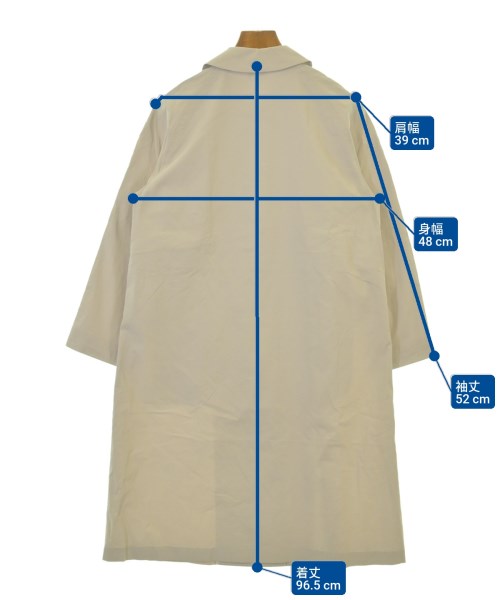 JIL SANDER NAVY（ジルサンダーネイビー）ステンカラーコート ベージュ サイズ:34(XXS位) レディース/2200692581018
