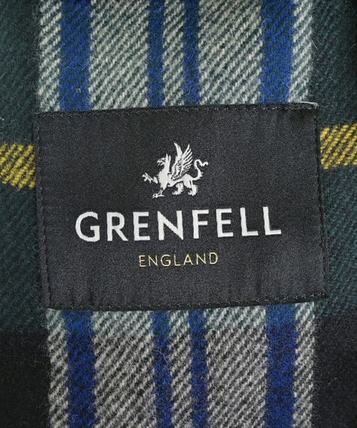 GRENFELL（グレンフェル）ステンカラーコート カーキ サイズ:38/38(M位) メンズ/2200610137075
