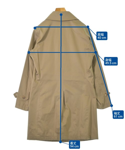 GRENFELL（グレンフェル）ステンカラーコート ベージュ サイズ:34(S位) メンズ/2200620063029