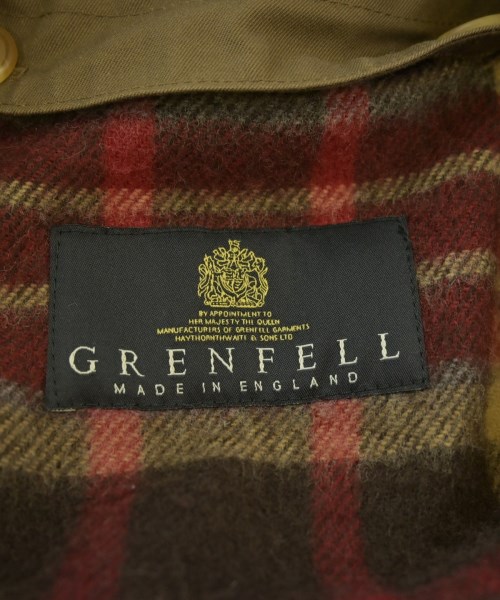 GRENFELL（グレンフェル）ステンカラーコート 茶 サイズ:38(S位) メンズ/2200683138054