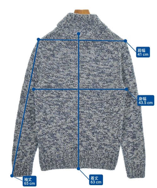 Altea（アルテア）ニット・セーター 青 サイズ:S メンズ/2200620494205