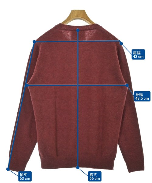 Altea（アルテア）ニット・セーター 赤 サイズ:-(M位) メンズ/2200672807244