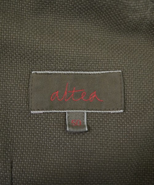 Altea（アルテア）ドレスシャツ 茶 サイズ:50(XL位) メンズ/2200720372571