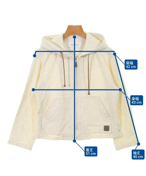 MORABITO（モラビト）パーカー 白 サイズ:38(S位) レディース/2200622363196