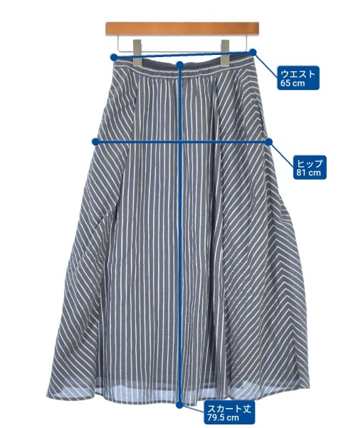 MORABITO（モラビト）ロング・マキシ丈スカート 紺 サイズ:38(S位) レディース/2200605092068