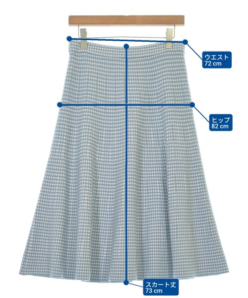 MORABITO（モラビト）ロング・マキシ丈スカート 青 サイズ:40(M位) レディース/2200605585089