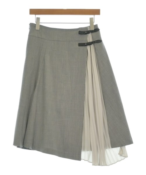MORABITO(モラビト)ロング・マキシ丈スカート グレー サイズ:38(S位)/2200674141032