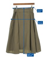 MORABITO（モラビト）ひざ丈スカート カーキ サイズ:40(M位) レディース/2200639075051