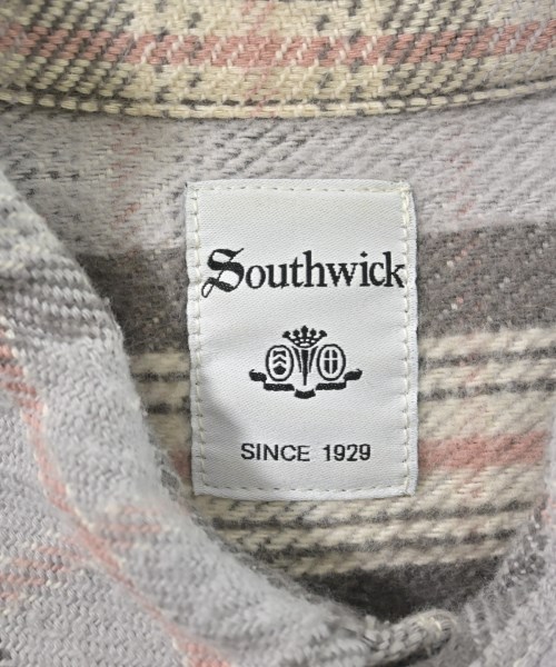SOUTHWICK（サウスウィック）カジュアルシャツ グレー サイズ:XL メンズ/2200614822021