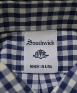 SOUTHWICK（サウスウィック）カジュアルシャツ 紺 サイズ:15(S位) メンズ/2200647957059