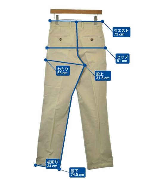 BERNARD ZINS（ベルナールザンス）チノパン ベージュ サイズ:38(S位) メンズ/2200622943169