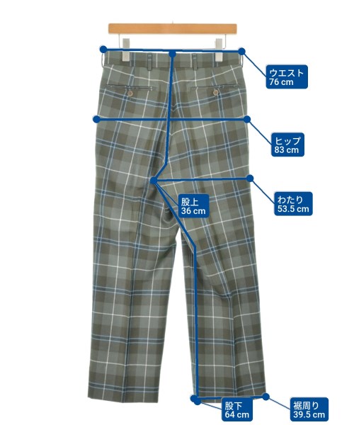 BERNARD ZINS（ベルナールザンス）スラックス カーキ サイズ:28(S位) メンズ/2200656858071