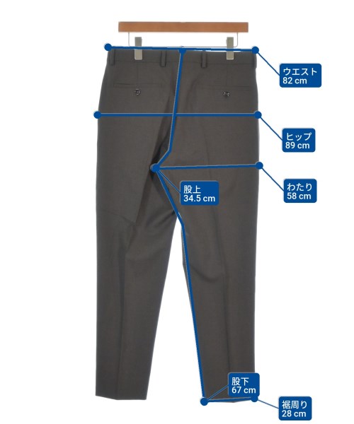 BERNARD ZINS（ベルナールザンス）スラックス 茶 サイズ:40(S位) メンズ/2200666743251