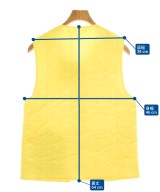 MONTEDORO（モンテドーロ）ダウンジャケット/ダウンベスト 黄 サイズ:46(M位) メンズ/2200640082031