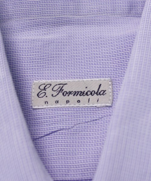 Errico Formicola（エリコフォルミコラ）ドレスシャツ 青 サイズ:39(M