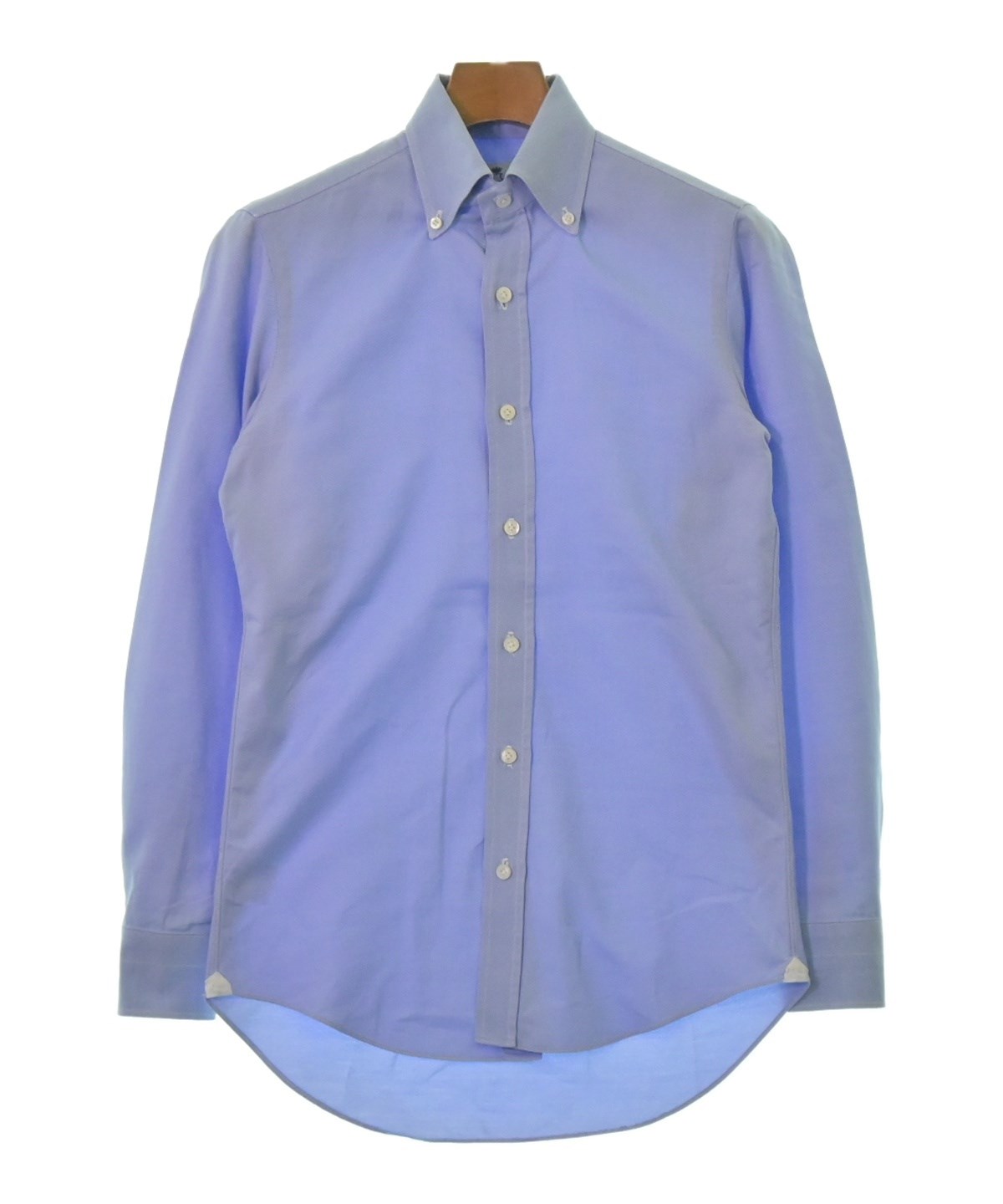 【購入価格¥34,000】ERRICOFORMICOLA ドレスシャツ ERRICO FORMICOLA シャツ コットンサテン セミワイドカラー