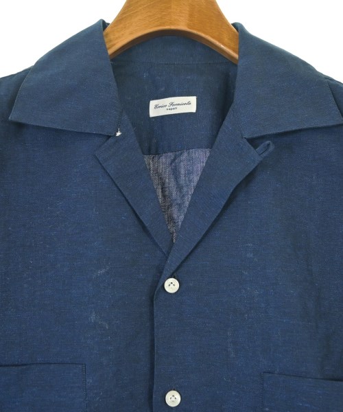 Errico Formicola（エリコフォルミコラ）カジュアルシャツ 青 サイズ:41(XL位) メンズ/2200622092027