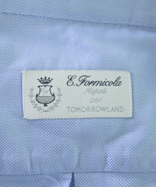 Errico Formicola（エリコフォルミコラ）カジュアルシャツ 青 サイズ:39(M位) メンズ/2200526887705