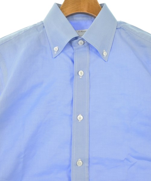 Errico Formicola（エリコフォルミコラ）カジュアルシャツ 青 サイズ:39(M位) メンズ/2200526887705