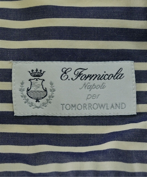 Errico Formicola（エリコフォルミコラ）カジュアルシャツ 紺 サイズ:S メンズ/2200637949026