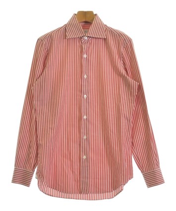 美品 2点セット Errico Formicola / BARBA 39 半袖 SHIPS別注】Errico Formicola: ブラウン マドラス オープン