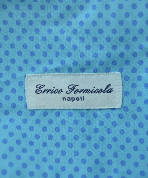 Errico Formicola（エリコフォルミコラ）カジュアルシャツ 青 サイズ:L メンズ/2200612116054