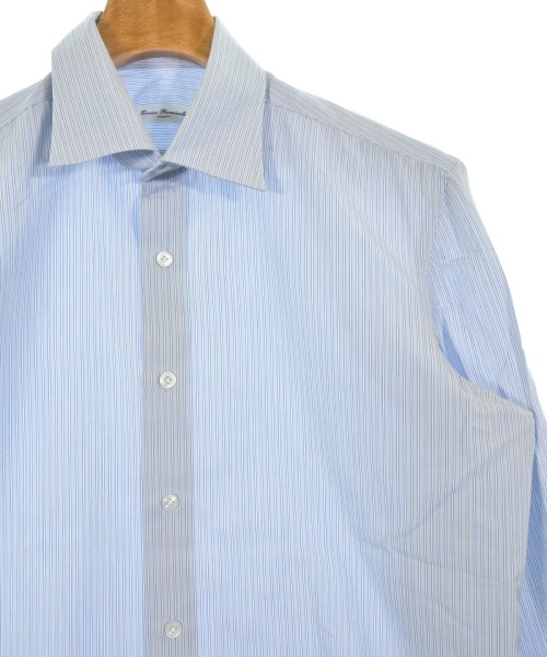 Errico Formicola（エリコフォルミコラ）ドレスシャツ 青 サイズ:40(L位) メンズ/2200617130192