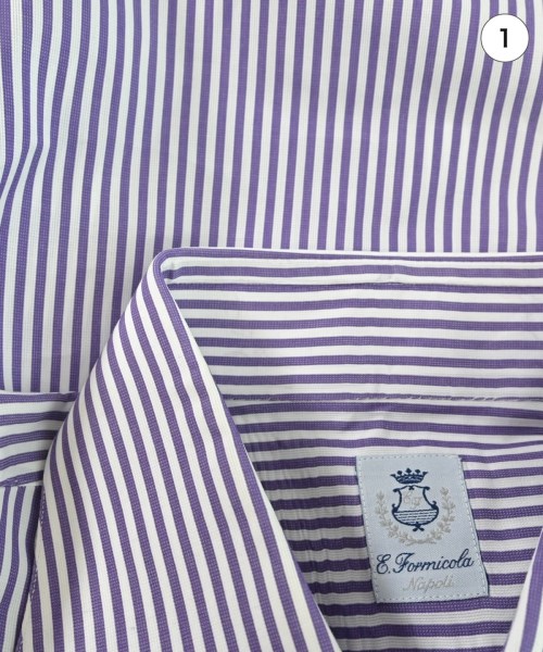 Errico Formicola（エリコフォルミコラ）ドレスシャツ 白 サイズ:40(L位) メンズ/2200620392082