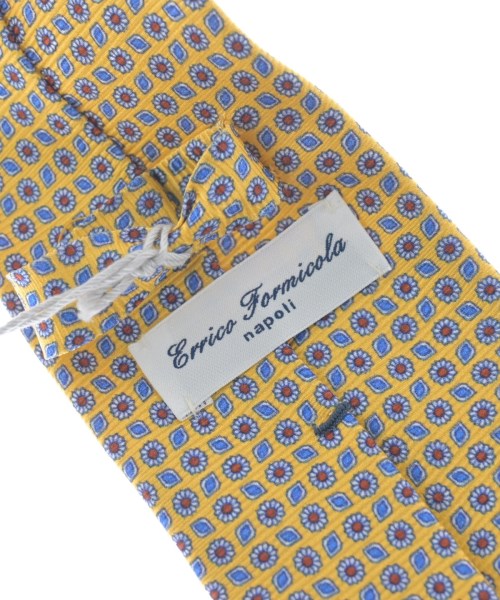 Errico Formicola（エリコフォルミコラ）ネクタイ 黄 サイズ:- メンズ/2200602165246