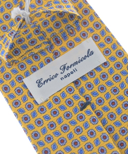 Errico Formicola（エリコフォルミコラ）ネクタイ 黄 サイズ:- メンズ/2200602165253