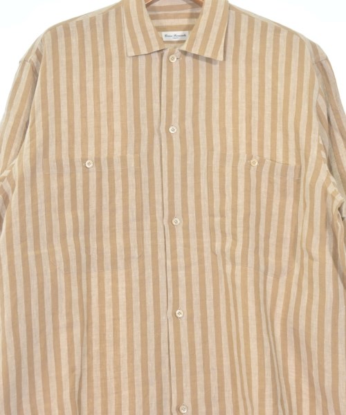 Errico Formicola（エリコフォルミコラ）カジュアルシャツ 茶 サイズ:L メンズ/2200670303038