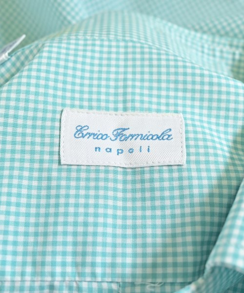 Errico Formicola（エリコフォルミコラ）カジュアルシャツ 緑 サイズ:15(S位) メンズ/2200677698021