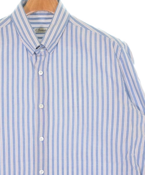Errico Formicola（エリコフォルミコラ）ドレスシャツ 青 サイズ:43(XXL位) メンズ/2200679561026