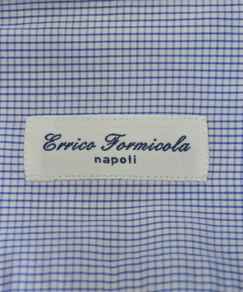 Errico Formicola（エリコフォルミコラ）ドレスシャツ 白 サイズ:37(XS位) メンズ/2200690394061
