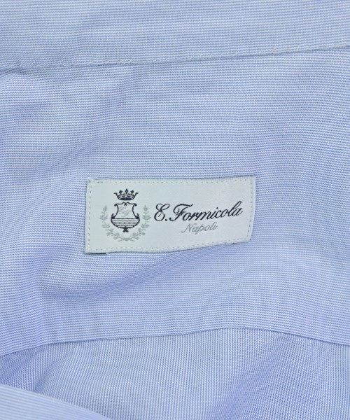 Errico Formicola（エリコフォルミコラ）ドレスシャツ 青 サイズ:42(XXL位) メンズ/2200698106031