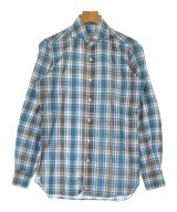 Errico Formicola（エリコフォルミコラ）カジュアルシャツ 茶 サイズ:15(S位) メンズ/2200646491202