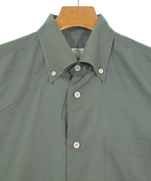 Errico Formicola（エリコフォルミコラ）ドレスシャツ 緑 サイズ:M メンズ/2200656735259