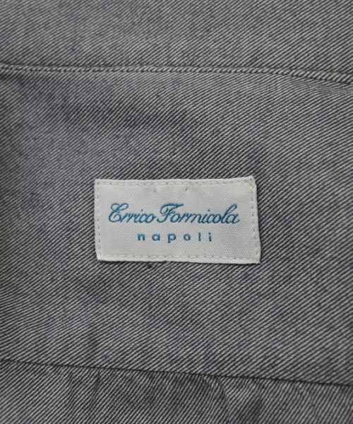 Errico Formicola（エリコフォルミコラ）カジュアルシャツ グレー サイズ:S メンズ/2200652812046