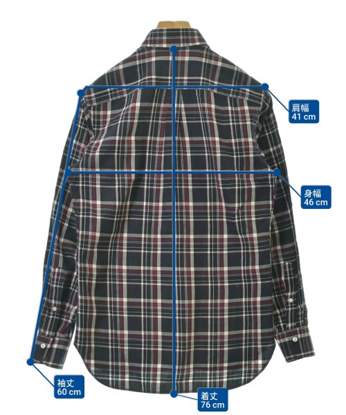 Errico Formicola（エリコフォルミコラ）カジュアルシャツ 紺 サイズ:15(S位) メンズ/2200639102054