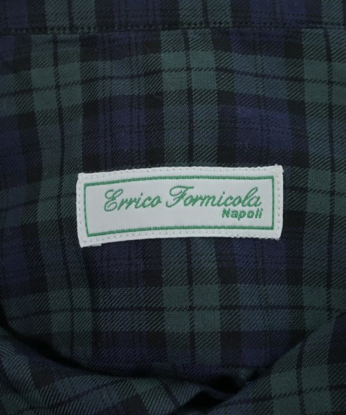 Errico Formicola（エリコフォルミコラ）カジュアルシャツ 緑 サイズ:39(M位) メンズ/2200650987012