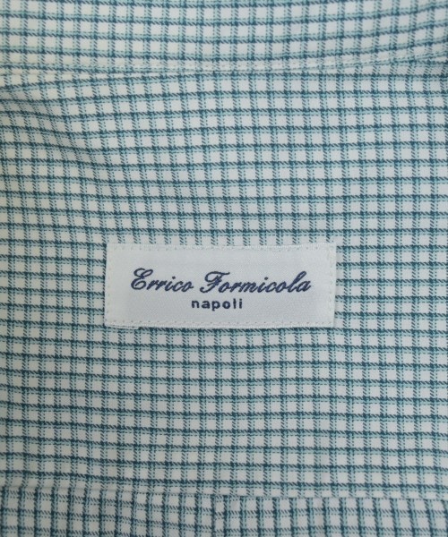 Errico Formicola（エリコフォルミコラ）カジュアルシャツ 緑 サイズ:15 1/2(M位) メンズ/2200651938013